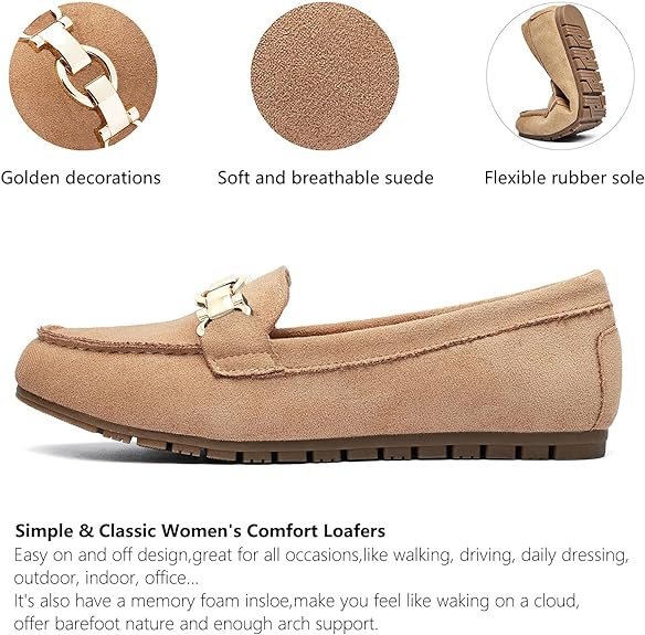 Comfortable Work Flats Women